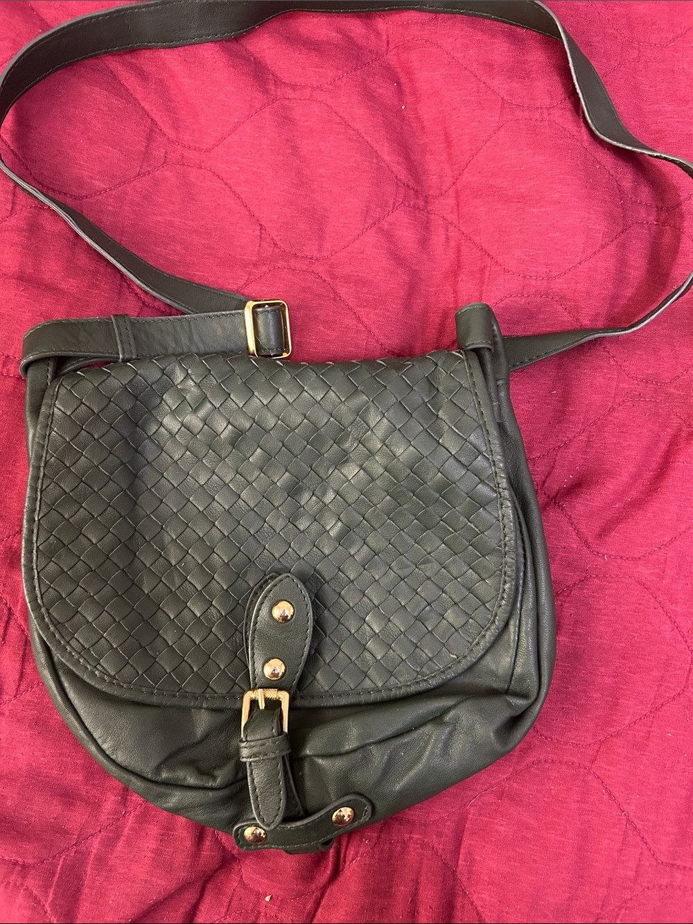 Dark Green Crossbody